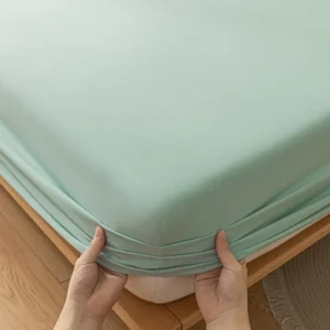 Uni Spannbettlaken – Einfaches einteiliges Matratzenschoner | Maschinenwaschbar, Ohne Kissenbezug