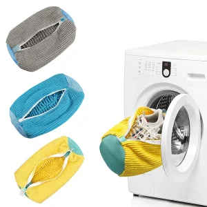 Schuh-Waschbeutel für Waschmaschine – Sneaker Waschbeutel mit 360° Reinigung | Schutznetz für Schuhe & Sportschuhe