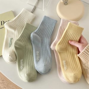 Süße Damensocken | Mode Frühling/Sommer | Weich, Atmungsaktiv, Schweißabsorbierend Bunte Socken