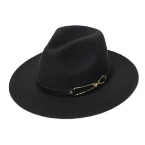 Winter Filz Fedora Hut – Herren Imitationswolle Kirchenhut, Herbst Mode Breiter Zylinderhut, Damen Filzhut