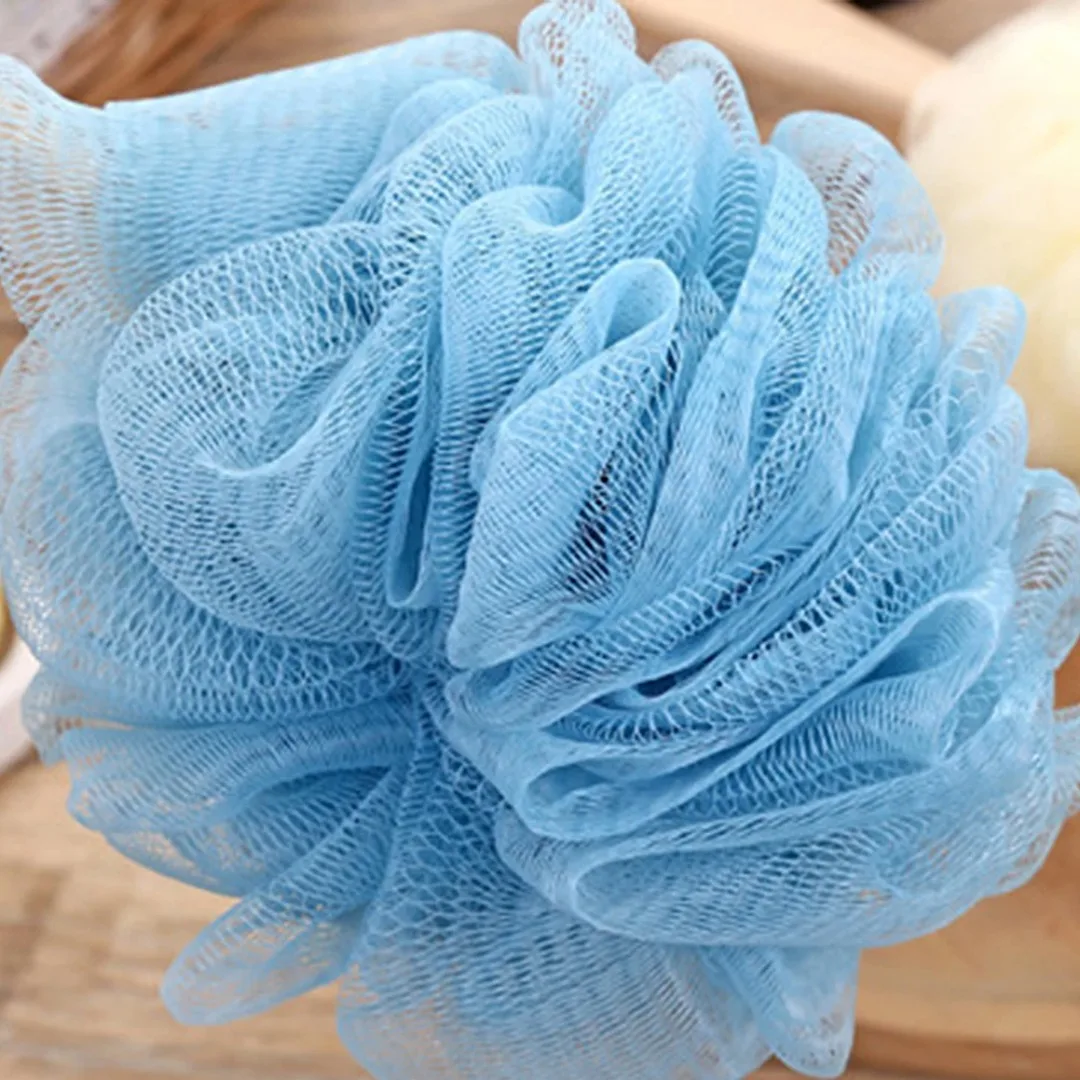 Holzgriff Badebürste – Weicher Mesh Rückenreiniger & Peeling Duschkörper Bürste – Bild 4