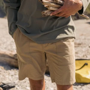 Timeless Bio-Baumwollshort - Biskuit