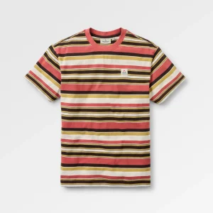 Wild Pine Locker Sitz Stripe T-Shirt - Redwood Multi Stripe