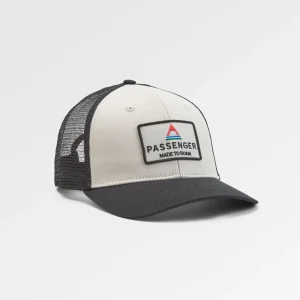 Core Baumwoll-Trucker-Kappe - Schwarz/Weiß