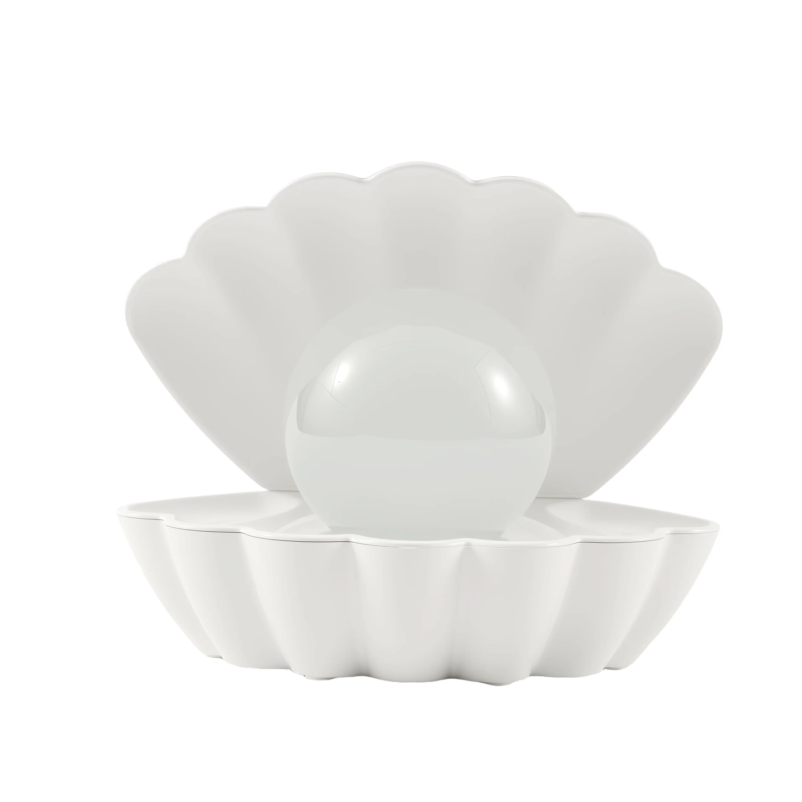 ITOTAL Muschellampe mit Glitzer Nebula – Farbwechselnde LED Stimmungsleuchte