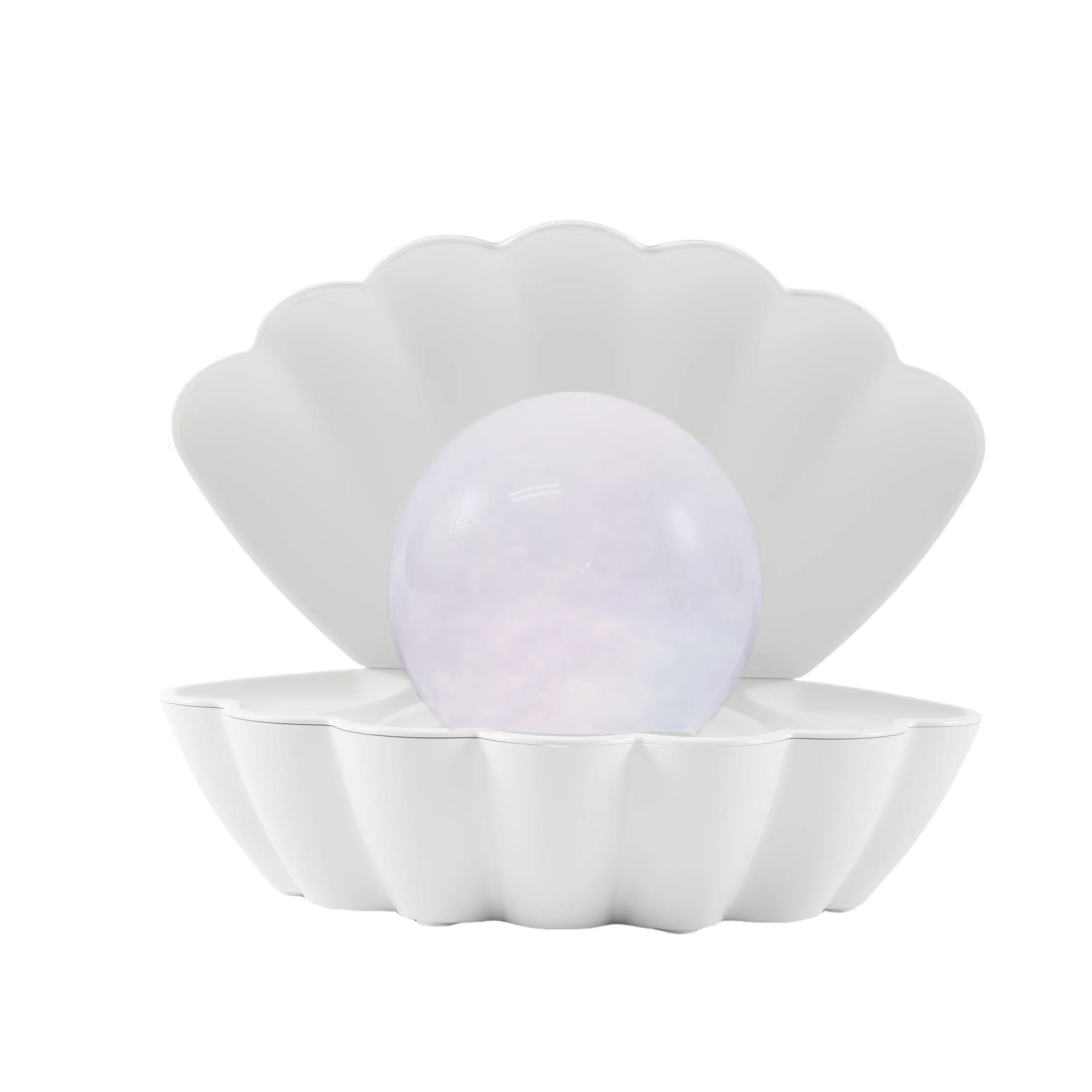 ITOTAL Muschellampe mit Glitzer Nebula – Farbwechselnde LED Stimmungsleuchte – Bild 6