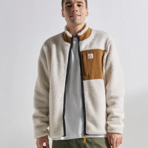 Trekker Deep-Pile Sherpa Fleece - Warmes Elfenbein