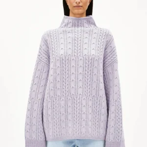 AAORI VANISE Pullover • oatmilk-frozen lavender
