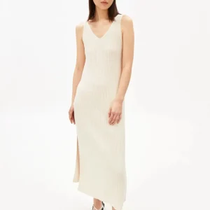 Strickkleid aus Leinenmix • undyed