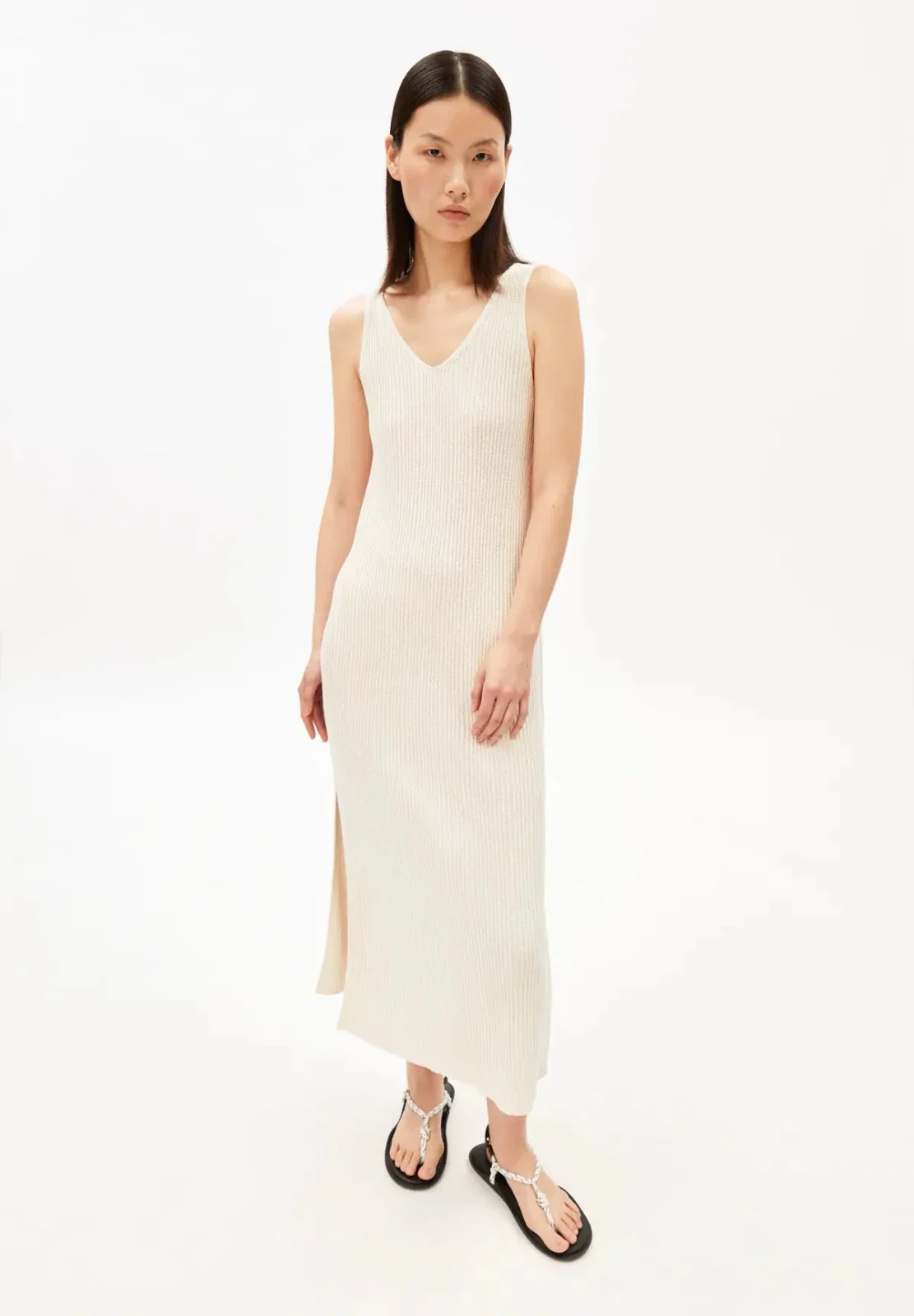 Strickkleid aus Leinenmix • undyed – Bild 2