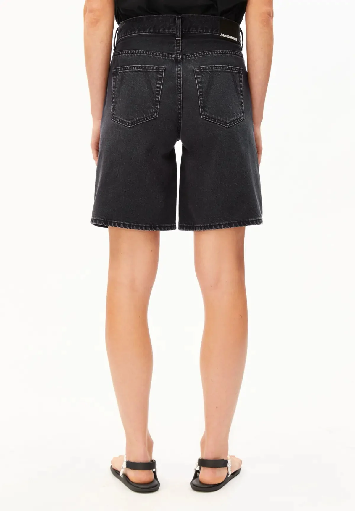 THALINAA Jeans Shorts • ebony black – Bild 3