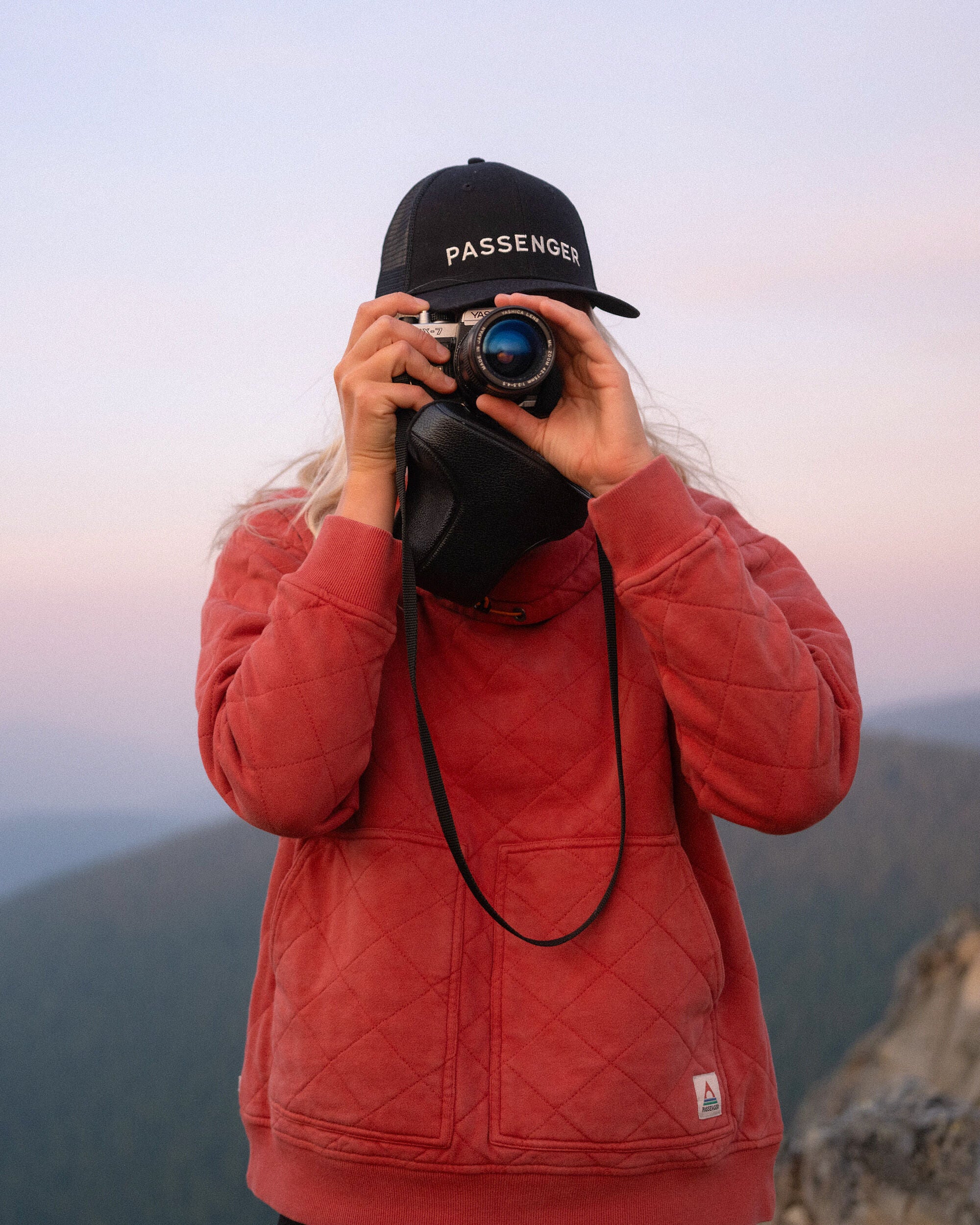 Passenger Bio-Baumwoll Trucker Cap - Schwarz – Bild 4