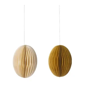 Ostereier aus Papier M (2er-Set) • Honey