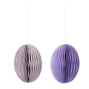 Ostereier aus Papier M (2er-Set) • Lilac