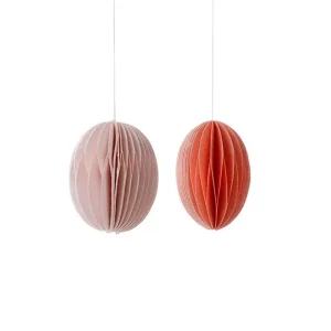 Ostereier aus Papier S (2er-Set) • Melon