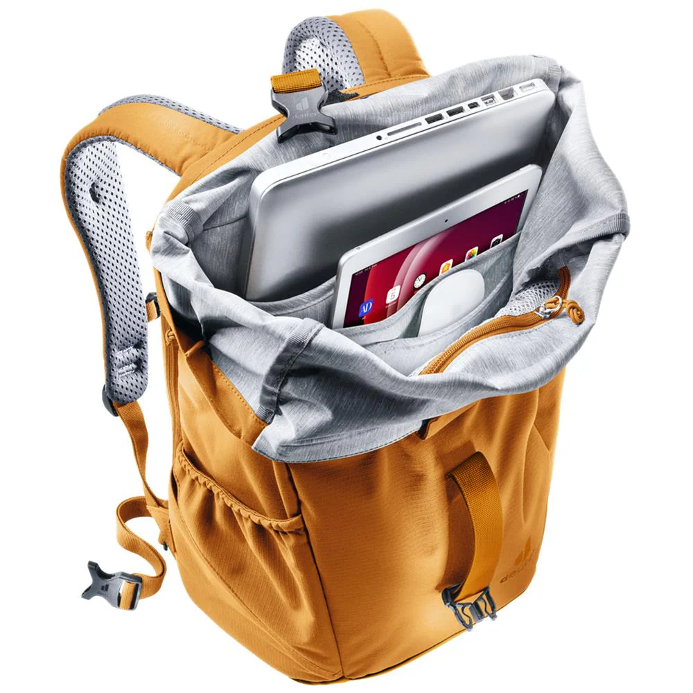 deuter Stepout 22, Rucksack, amber-maple (orange), 22L, mit Flaschenhalter und Laptopfach – Bild 9