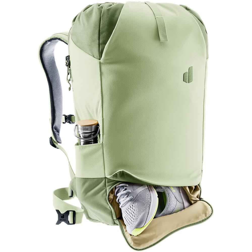 deuter Utilion 34+5, Rucksack, mineral-grove (grün), 39L, mit Flaschenhalter und Laptopfach – Bild 6