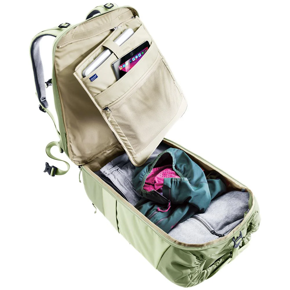 deuter Utilion 34+5, Rucksack, mineral-grove (grün), 39L, mit Flaschenhalter und Laptopfach – Bild 9