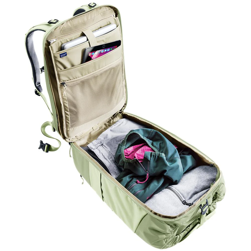 deuter Utilion 34+5, Rucksack, mineral-grove (grün), 39L, mit Flaschenhalter und Laptopfach – Bild 8