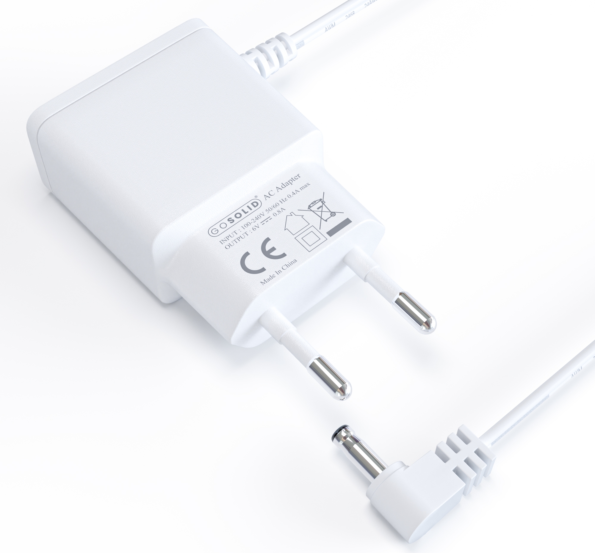 GO SOLID! Babyphone Ladegerät – Kamera Adapter kompatibel mit Alecto DVM-76 – Bild 3