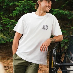 Elbio T-Shirt in entspannter Passform - Weiß