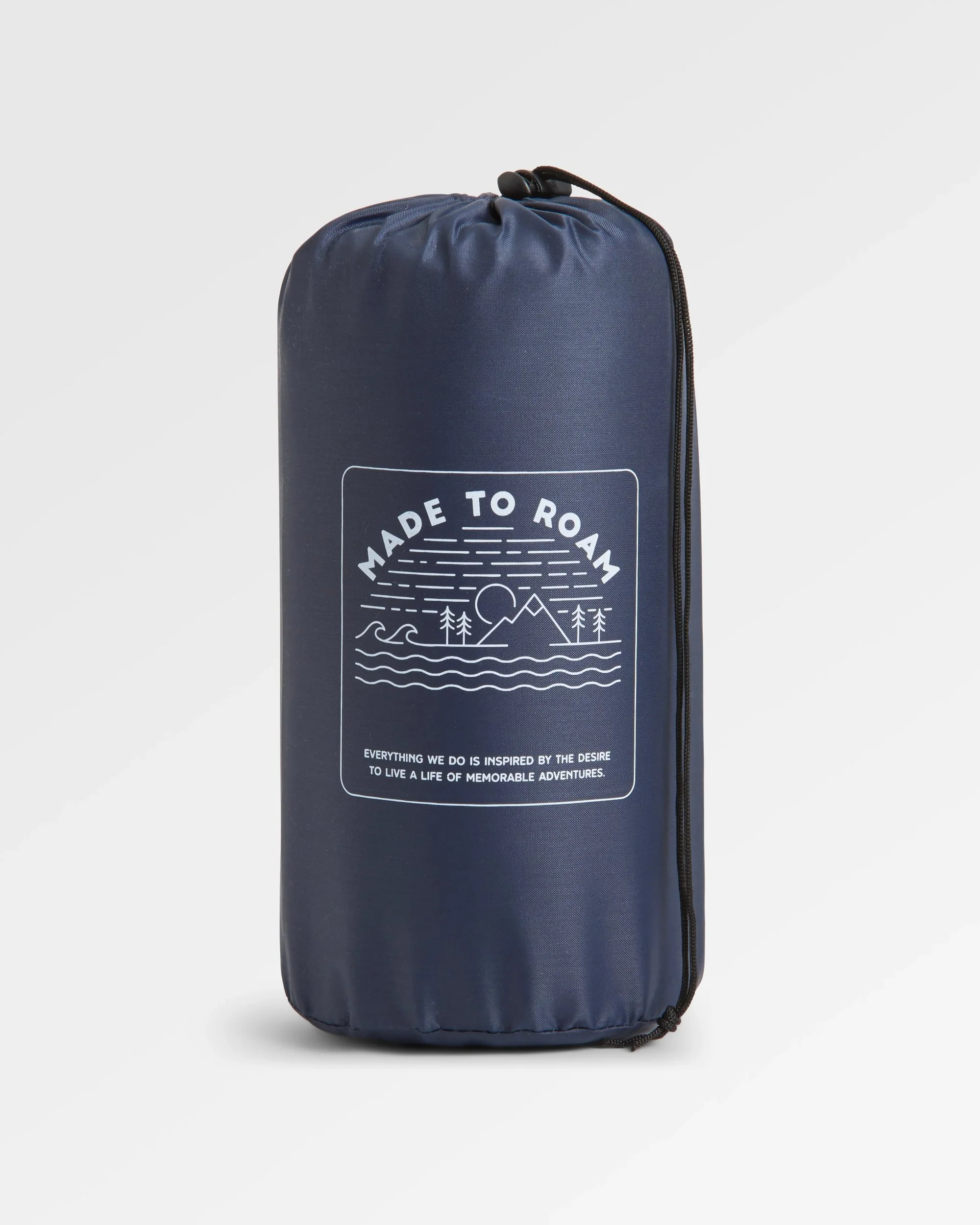 Reisehandtuch aus Mikrofaser - Batiktiefes Dunkelblau – Bild 7