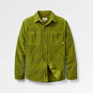 Cordhemd für draußen – Teegrün