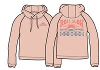 Rolling Slow Hoodie – Pfirsichrosa – Bild 7