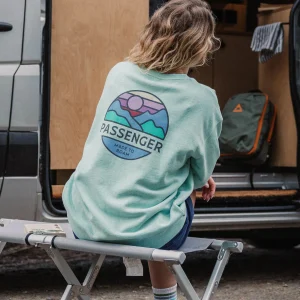 Laidback Bio-Baumwoll Sweatshirt - Blau Marl