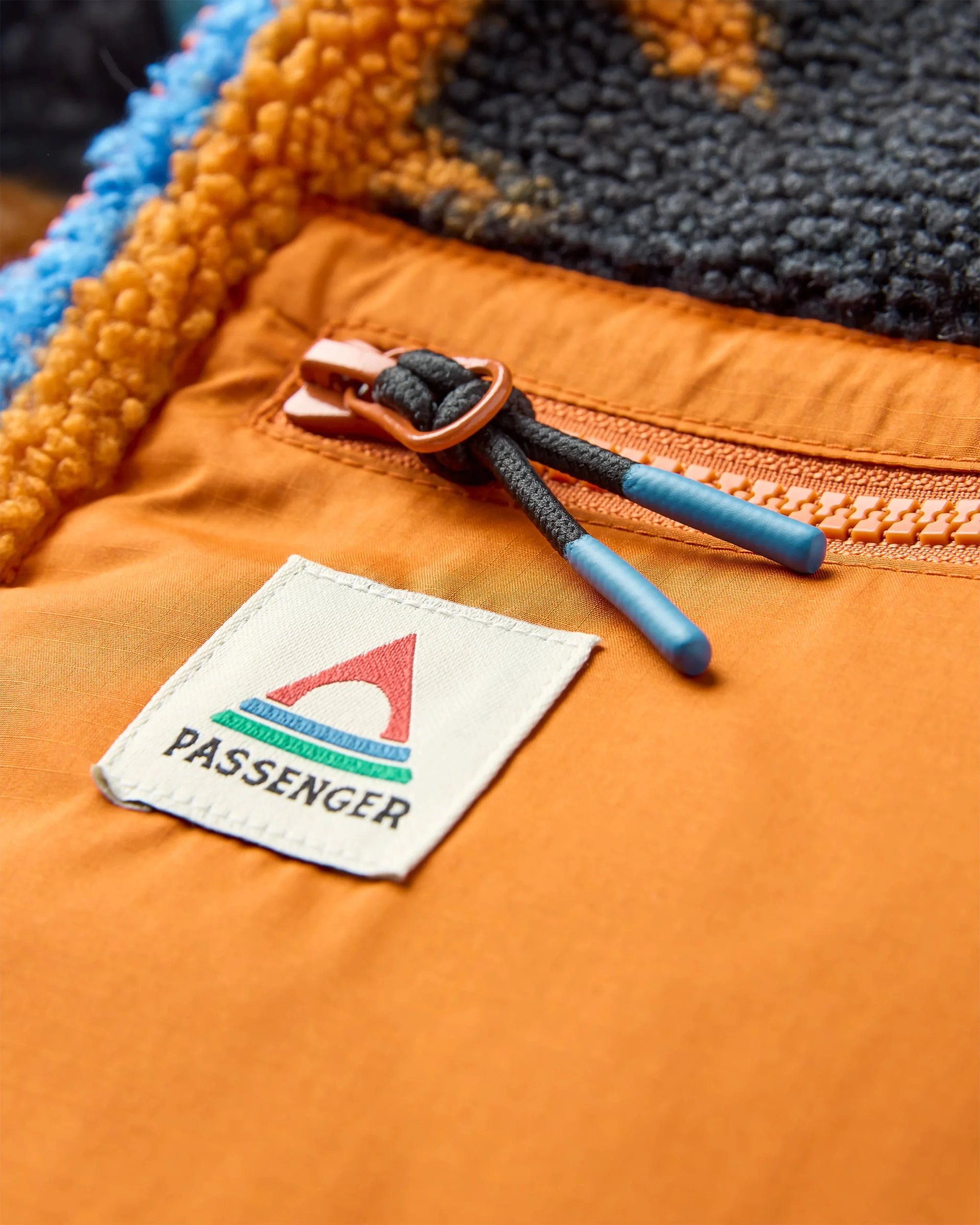 Ravi Sherpa-Fleece - Berglaub Blau – Bild 7