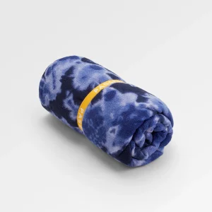 Reisehandtuch aus Mikrofaser - Batiktiefes Dunkelblau