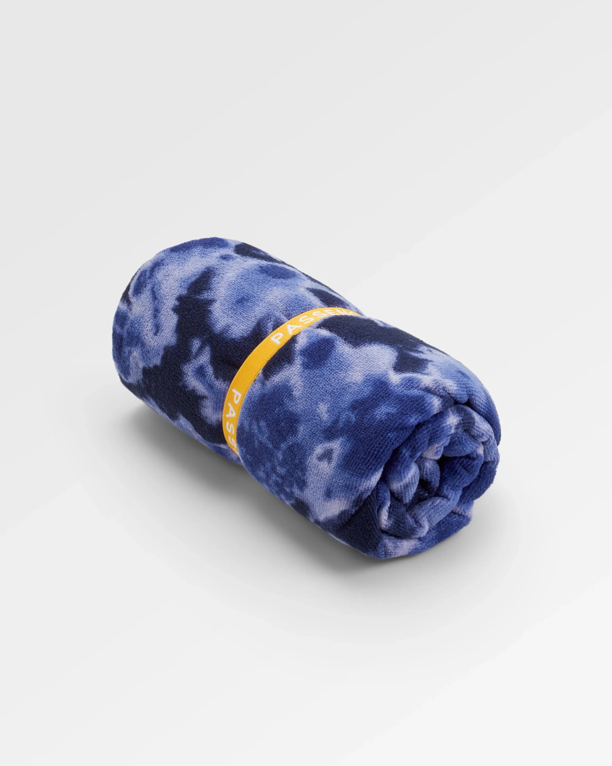 Reisehandtuch aus Mikrofaser - Batiktiefes Dunkelblau