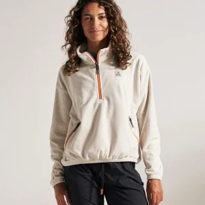 Ayla Micro Polartec® Fleece - Vintage White