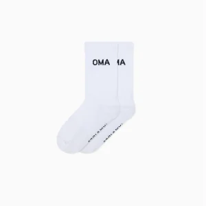 FAMVIBES - OMA Socken Weiß