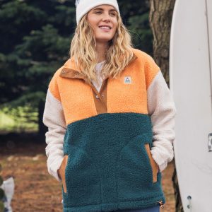 Create Deep-Pile Sherpa-Fleece - Mittelmeer
