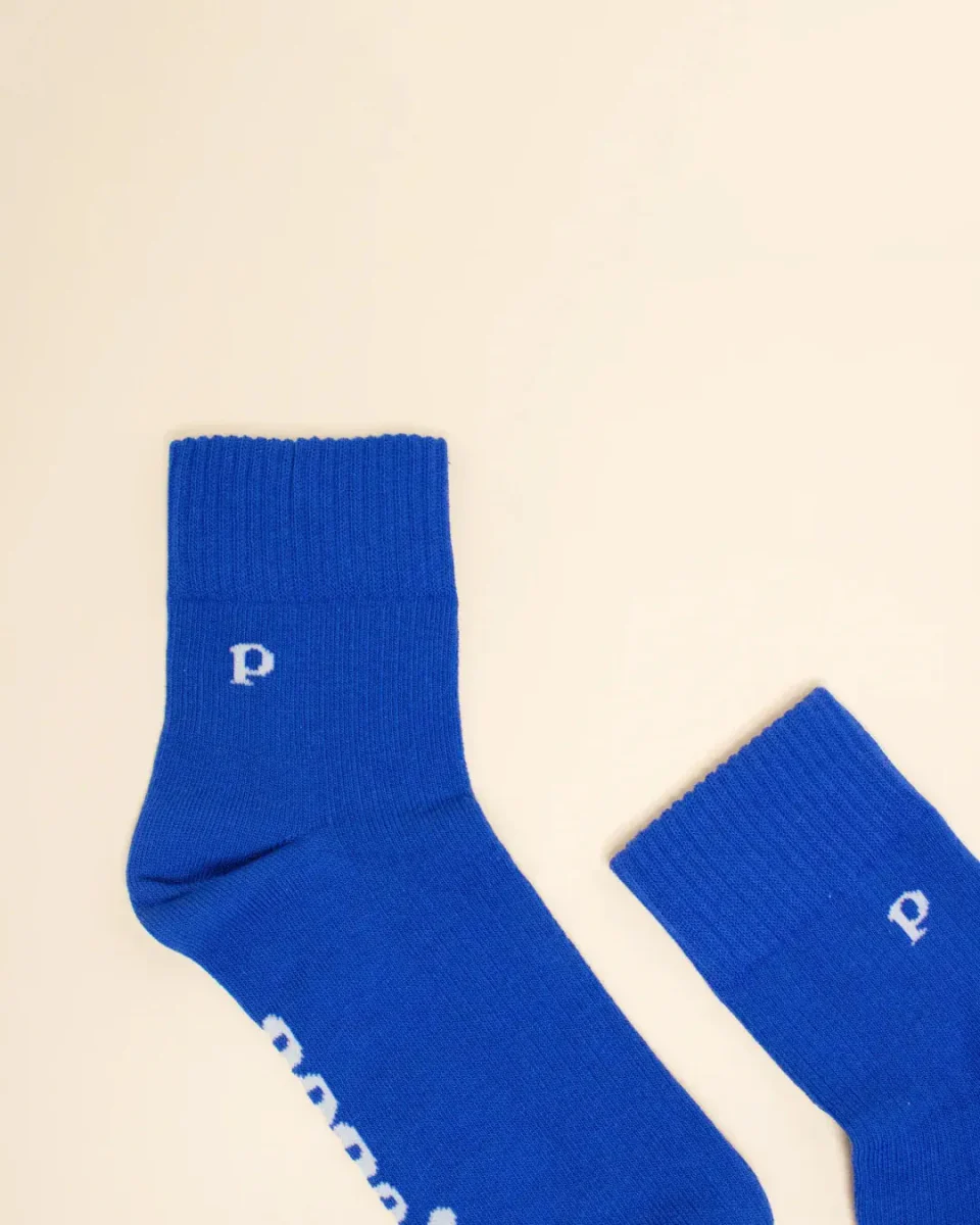 ANKLE Socken aus Bio-Baumwolle • Königsblau – Bild 5