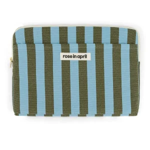 OCTAVE Laptophülle (13/14 Zoll) • Stripes Olive / Blue