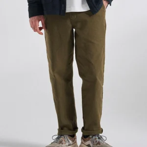 Abenteurer natürliche Canvas-Hose - Dunkeloliv
