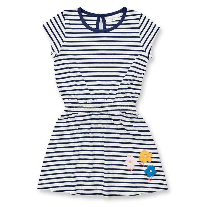 Sense Organics - Modell MELDA - Mädchenkleid geringelt