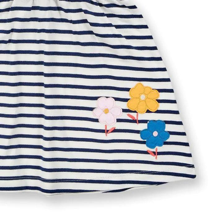 Sense Organics - Modell MELDA - Mädchenkleid geringelt – Bild 4