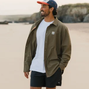 Traveller Stretchhemd - Khaki