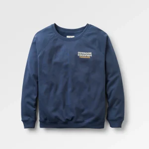 Patch Sweatshirt - Dunkles Navy